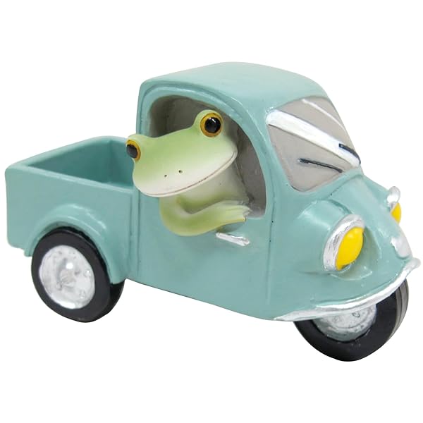 乐天商城 - ダイカイ コポー 三輪自動車とカエル 7.2×4×4.5cm 70893