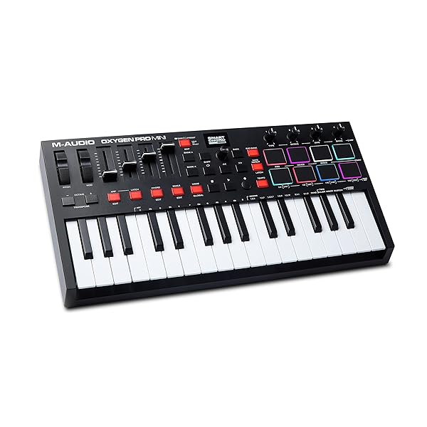 M-AUDIO USB MIDIキーボードコントローラー 32鍵 ベロシティ対応パッド Native Instrumentsサウンドパ