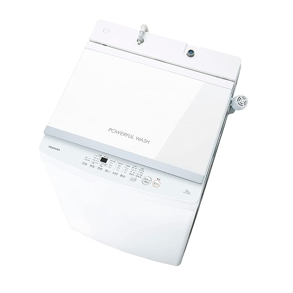 樂天商城 - TOSHIBA(東芝) 全自動洗濯機 10kg AW-10GM3(W) 大容量 まとめ洗い ガラストップデザイン ステンレス