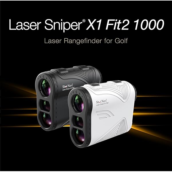 Shot Navi(ショットナビ) ゴルフ レーザー距離測定器 LaserSniper X1 Fit2 BK 軽量...