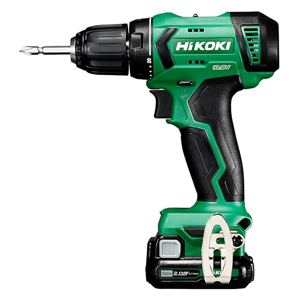 HiKOKI(ハイコーキ) 10.8V 充電式 ドライバドリル DS12DA 蓄電池(2.0Ah)×2個・充電器付 DS12DA(2BS)