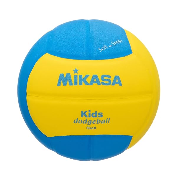 ミカサ(MIKASA) スマイルドッジボール 0号(幼児~小学生向け) 150g 黄/青 SD00-YBL 推奨内圧0.10-0.15(kgf/cm2)ブランドミカサ色イエロー/ブルーモデルSD00-YBL商品説明【商品概要】原産国:タイEVA(特殊スポンジタイプ)、推奨内圧0.10-0.15kgf/㎠、重量約150gドッジが苦手だった子も、好きになる。やわらかいから受け止めやすい。ドッジボールの面白さを体験できる!ボールを思いきりぶつけたり、ぶつけられたりして、エキサイティングな攻防を楽しめるドッジボール。誰でも安心して楽しめるように、当たっても平気なスマイルボールをつくりました。安心感で運動好きに! ボールが当たっても平気、思い切り投げても大丈夫、という安心感が、子供たちを 今まで以上にスポーツ好きにします。投げやすいだけでなく、受け止めやすいので、今まで逃げ回ってばかりだった子も、正面から受け止める面白さと手応えを実感できます。【商品説明】【商品詳細】ブランド：ミカサ商品種別：ドッジボール用品商品名：ミカサ(MIKASA) スマイルドッジボール 0号(幼児~小学生向け) 150g 黄/青 SD00-YBL 推奨内圧0.10-0.15(kgf/cm2)製造元：ミカサ商品番号：SD00-YBL発売日：2013年08月15日商品内容：0号色：イエロー/ブルー【当店からの連絡】【配送について】当店では複数の物流拠点から発送しております。外装箱が提携配送センターのものである場合がございますが、品質に問題はございません。あらかじめご了承ください。