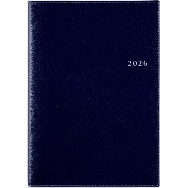 乐天商城 - 341 T’マンスリーロジェ 手帳 高橋書店 2026年版 ネイビー マンスリー B6判