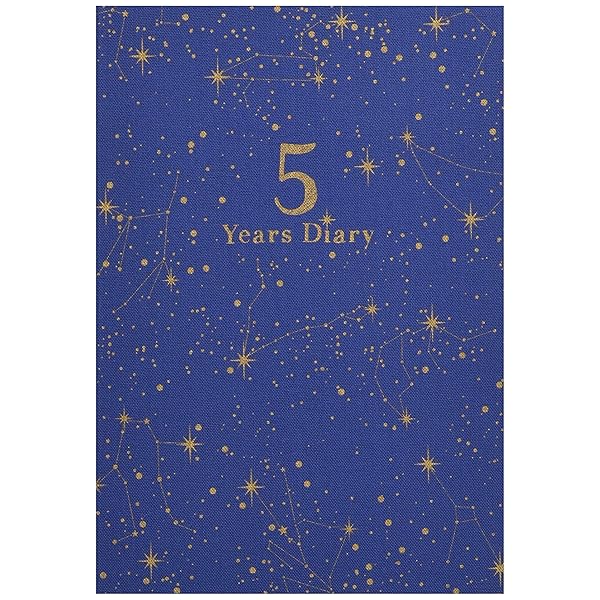 樂天商城 - アーティミス 日記帳 5年連用 星座 青 DP5-SE NV