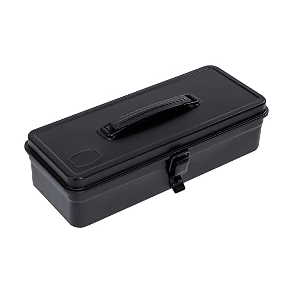 樂天商城 - トラスコ中山(TRUSCO) トランク型工具箱 つや消しブラック 333×137×96.6mm T-320MBK