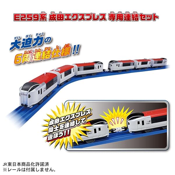 スプラウツLLC 楽天市場店のタカラトミー(TAKARA TOMY) プラレール E259系成田エクスプレス 専用連結セット 電車 列車 おもちゃ 3歳以上｜アングル3