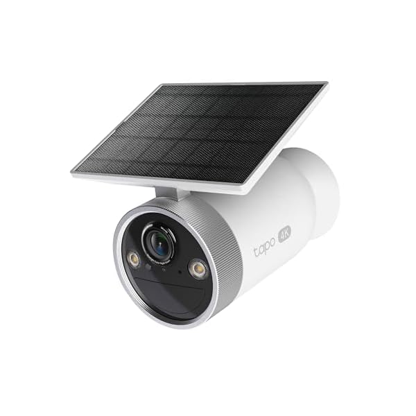 Tapo(タポ) 防犯カメラ 屋外 ソーラー 配線工事不要 4K 800万画素 ワイヤレス ソーラーパネル一体型 監視カメラ A sproutsllc-10062268 スプラウツLLC 楽天市場店 パッケージ画像