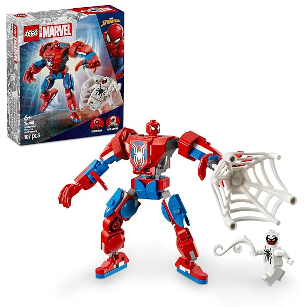 レゴ(LEGO) マーベル スパイダーマンメカ vs. アンチヴェノム 76308 おもちゃ 男の子 女の子ブランドレゴ(LEGO)色マルチカラーモデル76308商品説明【商品概要】スパイダーマンメカ vs. アンチヴェノム – 大型メカスーツとミニフィギュア2体を使ったスーパーヒーローごっこが楽しめる組み立てセット（対象年齢：6才以上）スパイダーマンのプレイセット – スパイダーマンとアンチヴェノムのミニフィギュアと、ごっこ遊びに役立つ関連アイテムが付属していますスパイダーマンのメカスーツ – 手足と指が動く可動フィギュアは、胴体のコックピットにスパイダーマンのミニフィギュアが入りますスーパーヒーローの冒険を楽しめる組み立てセット – 軽やかなアクションでアンチヴェノムをからめとるソフトな大型ウェブ付きスパイダーマンのギフト – スーパーヒーローの冒険やメカスーツが好きなお子さまへのプレゼントにおすすめの組み立てセットです【商品説明】【商品詳細】ブランド：レゴ(LEGO)商品種別：ブロックセット商品名：レゴ(LEGO) マーベル スパイダーマンメカ vs. アンチヴェノム 76308 おもちゃ 男の子 女の子製造元：レゴ(LEGO)商品番号：76308発売日：2025年01月01日色：マルチカラー商品タイプ：スパイダーマンメカ vs. アンチヴェノム【当店からの連絡】【配送について】当店では複数の物流拠点から発送しております。外装箱が提携配送センターのものである場合がございますが、品質に問題はございません。あらかじめご了承ください。
