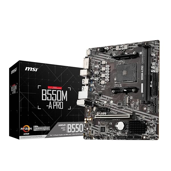 MSI B550M-A PRO Micro-ATXマザーボード MB6990ブランドMSI色モデル7C96-008商品説明【商品概要】DDR4メモリ対応のMicro-ATX設計で、コストを抑えつつ必要な機能をしっかり備えたマザーボードです。省スペースPCにも適しています。基板に2ozの厚銅層を採用し、回路伝送の安定性と放熱性を向上。長時間の動作や高負荷時にも信頼性を確保します。EZ Debug LEDを搭載し、トラブル発生時の原因特定が簡単です。初心者から上級者まで安心して組み立てやメンテナンスが行えます。金属補強されたSteel Armor仕様のPCIeスロットを採用し、大型グラフィックスカードの装着時も安定した保持力を発揮します。M.2 Gen4 x4スロットを搭載し、高速なNVMe SSDの性能を最大限に引き出せます。システム全体のレスポンス向上に貢献します。【商品説明】【商品詳細】ブランド：MSI商品種別：マザーボード商品名：MSI B550M-A PRO Micro-ATXマザーボード MB6990製造元：MSI商品番号：B550M-A PRO発売日：2026年02月27日商品内容：Micro-ATX商品タイプ：M-A PRO/mATX/黒【当店からの連絡】【配送について】当店では複数の物流拠点から発送しております。外装箱が提携配送センターのものである場合がございますが、品質に問題はございません。あらかじめご了承ください。