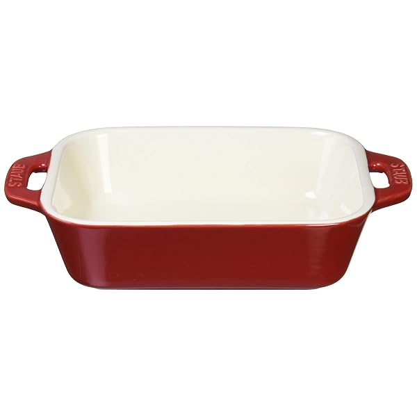 staub ストウブ セラミック レクタンディッシュ 14cm チェリー 耐熱皿 40508-582