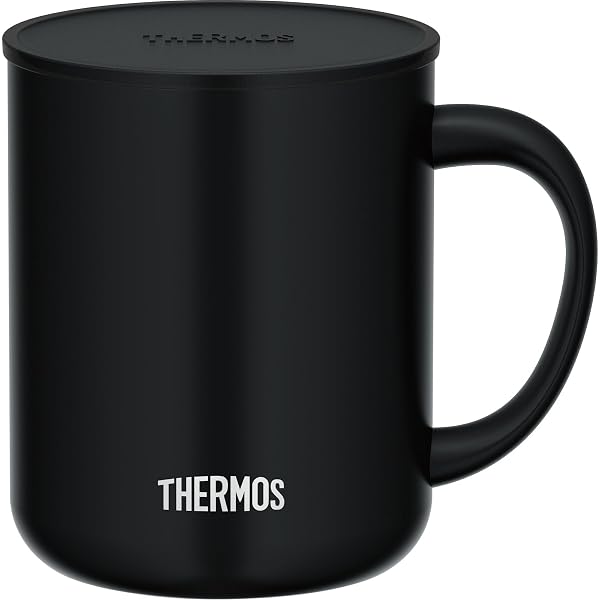 サーモス(THERMOS) ステンレス鋼 真空断熱マグカップ 450ml スモークブラック JDG-...