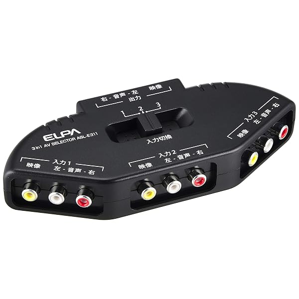 Asahi Denki AVセレクター 3入力1出力 ASL-E311