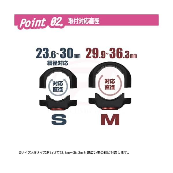 スプラウツLLC 楽天市場店のプロックス(PROX) タモホルダースリムボディ Mサイズ/K(ブラック) PX8042MK｜アングル3