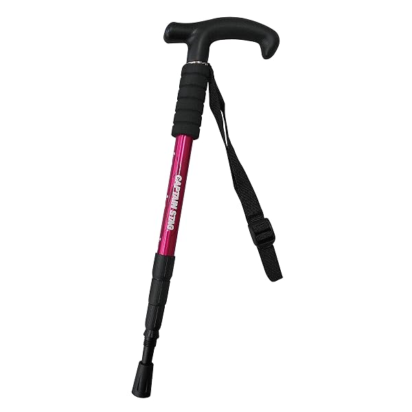 キャプテンスタッグ(CAPTAIN STAG) 登山 トレッキングステッキ Tグリップ コンパクト4段スライド式 【軽量220g / 最小445mm / アルミニウム合金】 ピンク FEEL BOSCO UM-2315ブランドキャプテンスタッグ(CAPTAIN STAG)色ピンクモデルUM-2315商品説明【商品概要】本製品はトレッキング専用です。用途以外には使用しないでください。特に介護用の杖としては、絶対に使用しないでください。長さの調節後は、軸方向に圧縮力をかけて、シャフトが縮まらないことを確認してから使用してください。使用時以外や携帯の際は、危険防止のため必ず石突きプロテクター(ゴムキャップ)をセットしてください。公共交通機関を利用して持ち運ぶ際はザックの中に収納する等誤って人にぶつけないよう取扱いにご注意ください。石突きはトレッキングポールの先端に付いているパーツで、一番負担がかかるため硬い金属でできています。無雪期の登山道では登山道や植物の根を痛める可能性があるため石突きプロテクター(ゴムキャップ)をしてトレッキングポールを使用しますが、雪や岩場では滑らないようにゴムキャップを外して使用します。使用シーンに応じてつけ外しをしましょう。使用サイズ:(約)長さ85~95cm(3段階調節)、シャフト外径:(約)Φ20・Φ18・Φ16・Φ14mm、収納サイズ:(約)135×30×445mm製品重量:(約)220g材質:シャフト/アルミニウム合金、Tグリップ/ポリプロピレン、グリップ/ウレタンフォーム、ストラップ/ナイロン、バスケット/ポリプロピレン、石突きプロテクター/塩化ビニル樹脂、原産国:中国【商品説明】【商品詳細】ブランド：キャプテンスタッグ(CAPTAIN STAG)商品種別：トレッキングポール商品名：キャプテンスタッグ(CAPTAIN STAG) 登山 トレッキングステッキ Tグリップ コンパクト4段スライド式 【軽量220g / 最小445mm / アルミニウム合金】 ピンク FEEL BOSCO UM-2315製造元：キャプテンスタッグ(CAPTAIN STAG)商品番号：UM-2315商品内容：85~95cm320181614mm色：ピンク商品タイプ：スライド式・ピンク【当店からの連絡】【配送について】当店では複数の物流拠点から発送しております。外装箱が提携配送センターのものである場合がございますが、品質に問題はございません。あらかじめご了承ください。