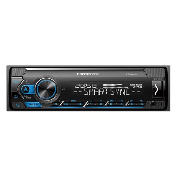 Pioneer カーオーディオ MVH-5600 1D メカレス Bluetooth USB iPod iPhone AUX DSP...