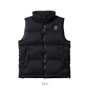 LTT SQUARE DOWN VEST ルース ルースイソンブラ LUZ LUZeSOMBRA ルース・イ・ソンブラ ダウン ベスト スクエア トップス トップ アウター サッカー フットサル トレーニング スポーツ BLK S-L T1912207