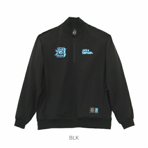 15th Muzik half zip JACKET ルース ルースイソンブラ LUZ LUZeSOMBRA ルース・イ・ソンブラ ジャケット トップス アウター ハーフジップ トップ サッカー フットサル トレーニング スポーツ BLK BEG S-XL O2012123