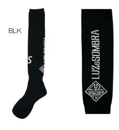 LOGO PATTERN LONG SOX ルース ルースイソンブラ LUZ LUZeSOMBRA ルース・イ・ソンブラ ソックス 靴下 ロング ロングソックス ロゴ パターン フットサル サッカー スポーツ トレーニング BLK PPL TBLU NEONYL NEONOG 25-27cm L1221381