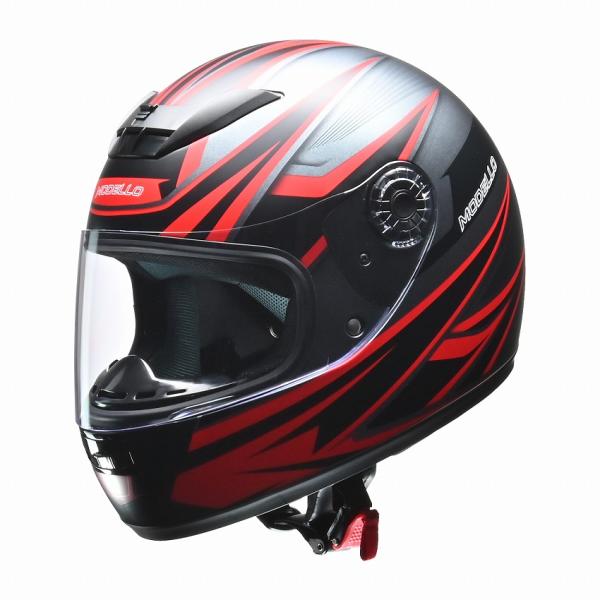 リード工業　MODELLO　フルフェイスヘルメット　フリーサイズ(57-60cm未満)　カラー　マットガンメタ 1311K-MODELLO-MGM