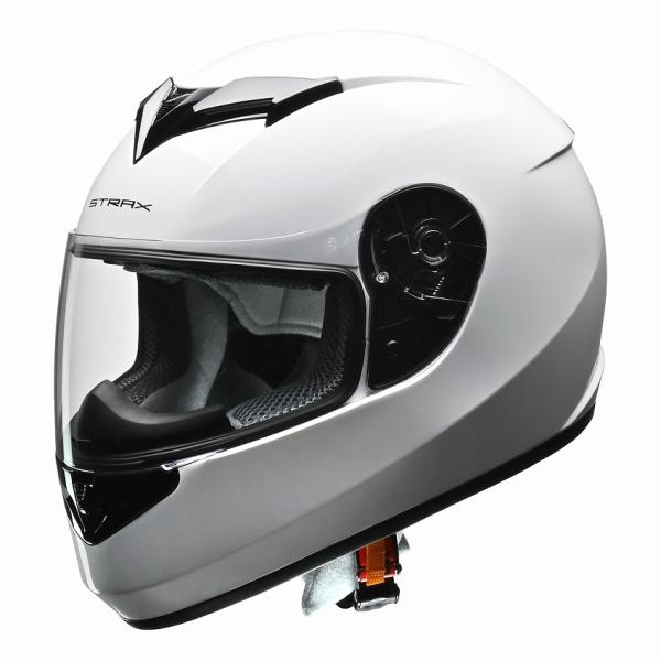 リード工業　LEAD　STRAX SF-12 フルフェイスヘルメット　カラー　ホワイト　サイズ　LL(61-62cm未満) 1314K-SF12-W-LL