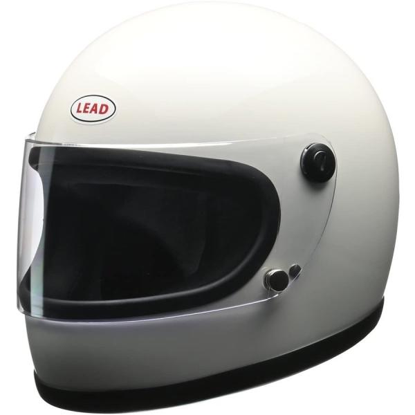 リード工業　LEAD　RX-100R フルフェイスヘルメット　カラー　ホワイト　サイズ　フリーサイズ(57-60cm未満) 1322K-RX-100R-W