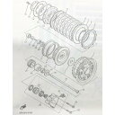 XJR1300(RP01J) クラッチレリーズ(プッシュレバー) 図中(29番) 5EA-16381-00 1367K-5EA-16381-00
