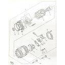 XJR1300(RP01J) ステーター(ジェネレーター) 図中(2番) 4KG-81634-00 1386K-4KG-81634-00