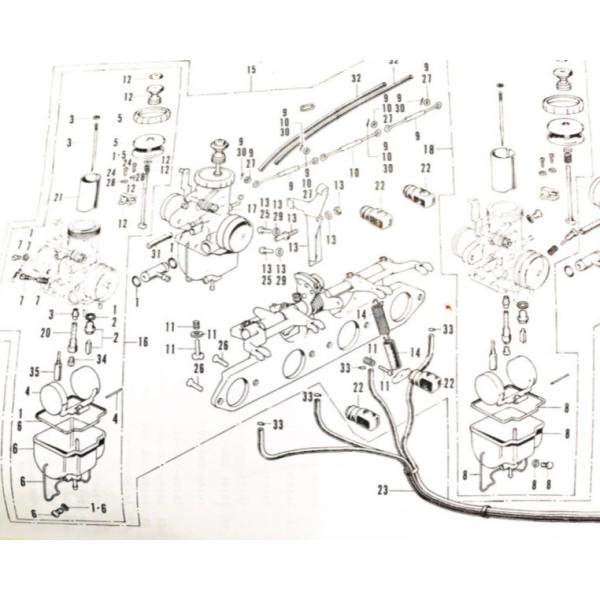 CB750K0/K1/K2/K4������֥쥿���ե����� 1��ʬ������(4��)��16013-300-004��4�� 176K16013300004X4
