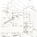 ゼファー1100(ZRT10A) フューエルコック(ガソリンコック 燃料コック) 図中(51023番) 51023-1277 (51023-1222より品番統一) 257K51023-1277