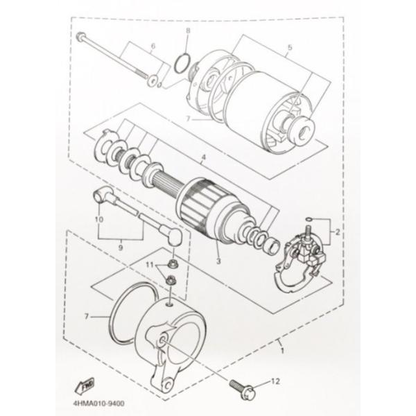 XJR400/R(4HM)��4HM9/4HMA/4HMC�Ͻ���������⡼������(�����������⡼�������������ƥ��󥰥⡼����)������(1��)��4HM-81890-...
