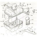 VMAX1200(3UF) エアクリーナーエレメント (エアフィルター エアエレメント) 図中(35番) 1FK-14451-00 450K1FK-14451-...