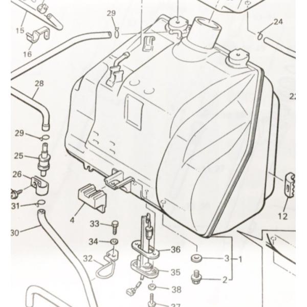 Rakuten - VMAX1200(3UF)　フューエルタンク　(ガソリンタンク　燃料タンク)　図中(1番)　1FK-24110-10-33　(1FK-24110-00-33 1FK-24110-01-33 より品番統一) 455K1FK-24110-10-33