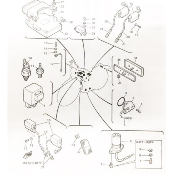 VMAX1200(3UF)���ץ饰�����ɡ�(�ϥ��ƥ󥷥�󥳡���)��1��ʬ������(19��&20��)��4X7-82341-00��(12R-82341-00�������...