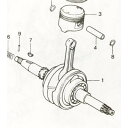 フュージョン(MF02) 車体番号MF02-2000001〜 クランクシャフト 図中(1番) 13000-KS4-030 511K13000-KS4-030