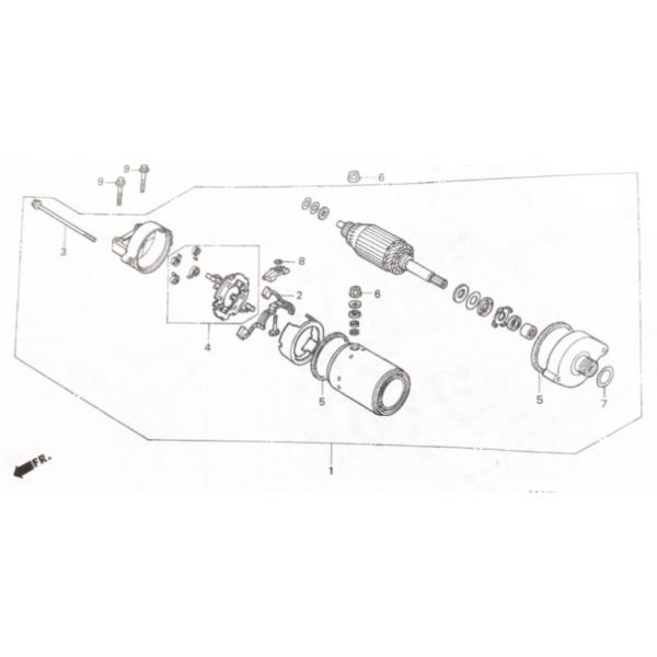 CBR1100XX�֥�å��С���(SC35�������)������⡼������(�����������⡼�������������ƥ��󥰥⡼����)������(1��)��31200-MAT-003 5...
