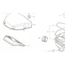 CBR1100XXブラックバード(SC35国内仕様) エアクリーナーエレメント (エアフィルター エアエレメント) 図中(1番) 17210-MAT-E01 5...