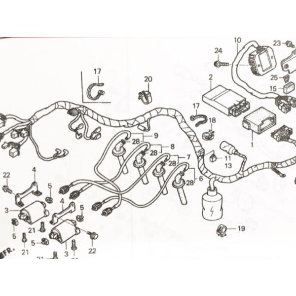 Rakuten - X4(SC38)　レギュレートレクチファイヤー　(レギュレーター　レクチファイアー　レギュレター)　図中(10番)　31600-MAZ-003 567K31600-MAZ-003