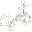 インパルス400(GK79A) フューエルコック (ガソリンコック 燃料コック) 図中(1番) 44300-45D01 921K-44300-45D01