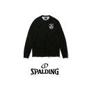 SMT23118 SPALDING ロングスリーブ Tシャツ デジタル コラージュ バックプリント | 正規品 スポルディング バスケットボール バスケ Lon...