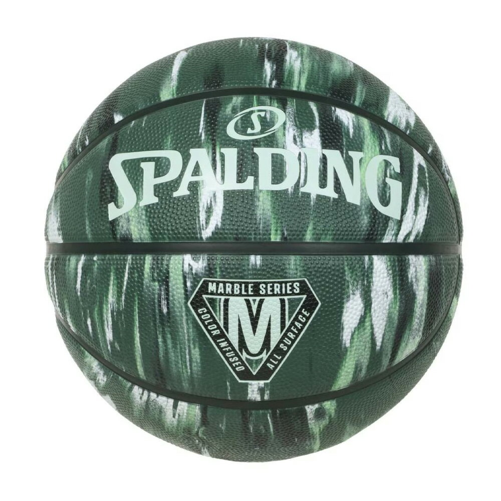 85-359J マーブル ティール×グリーン×ミント 5号球 ラバー ｜ 正規品 SPALDING ス...