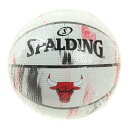 65-126J NBA シカゴ ブルズ マーブルラバー 1号球 バスケットボール ミニボール size 1 正規品 SPALDING スポルディング BASKETBALL バスケットボール バスケ