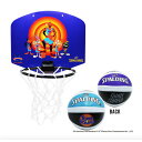 79-005Z スペース・ジャム テューン・スクワッドブルー マイクロミニ ｜正規品 SPALDING スポルディング バスケット バスケ ニバス スラムジャム 室内 オシャレ 店長オススメ