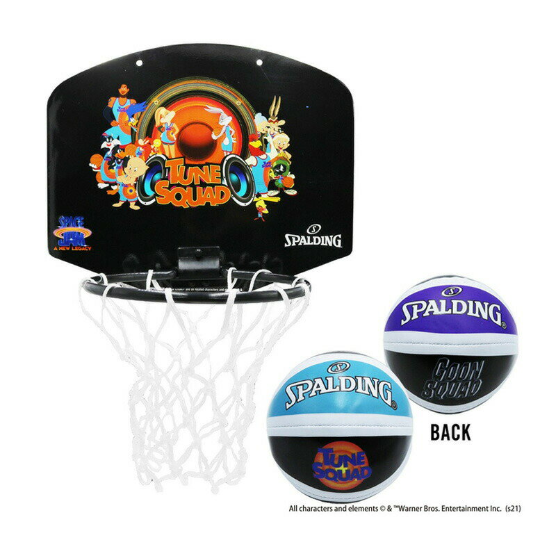 79-008Z スペース・ジャム テューン・スクワッドブラック マイクロミニ ｜正規品 SPALDING スポルディング バスケット バスケ ニバス ..