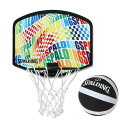 79-019J マイクロミニ オプティカルレインボー | 正規品 SPALDING スポルディング バスケットボール バスケ インテリア スラムジャム ミニゴール 店長オススメ