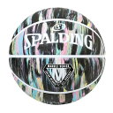 84-405Z マーブル ブラックパステル 7号球 ラバー球 | 正規品 SPALDING スポルディング バスケットボール バスケ 7号 屋外 外用 屋内 室...