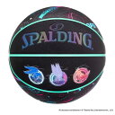 77-121Z スペース ジャム ア ニュー レガシー ブラック 7号球 合成皮革 正規品 SPALDING スポルディング バスケットボール バスケ 7号 屋外 外用 屋内 室内 バッグス バニー ローラ バニー ダフィー ダック 店長オススメ