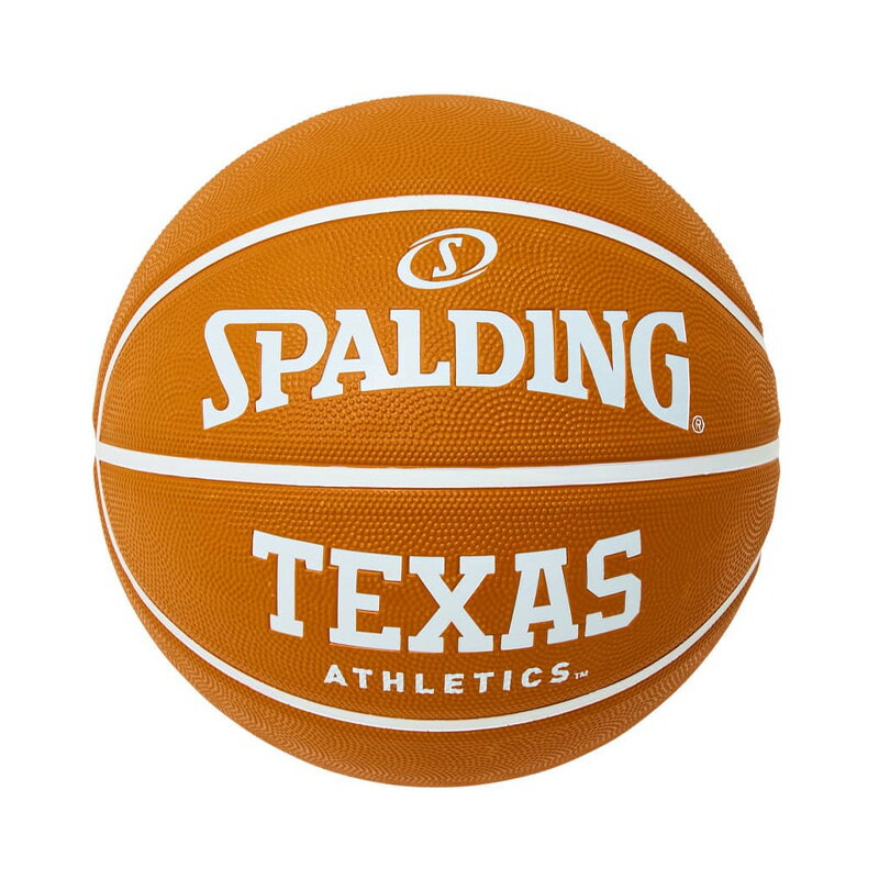 84-917J テキサス アスレチックス ラバー 7号球 | 正規品 SPALDING スポルディング バスケットボール バスケ 7号 ラバー 屋外