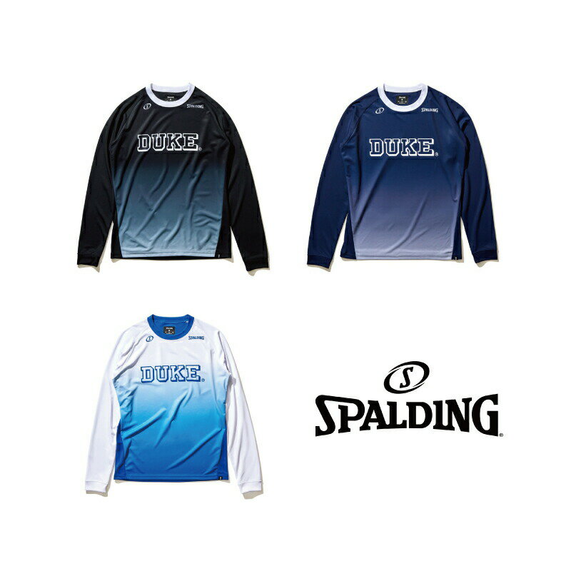 SMT22186V SPALDING Volleyball Long Sleeve T-Shirt バレーボール ロングスリーブ Tシャツ デュークロゴ S ｜ 正規品 スポルディング バレーボール バレー メンズ レディース 男性 女性 ユニ…