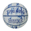 84-914J デューク デビルヘッド マーブル ラバー 7号球 | 正規品 SPALDING スポルディング バスケットボール バスケ 7号 ラバー ゴム 屋外 外用 屋内 室内