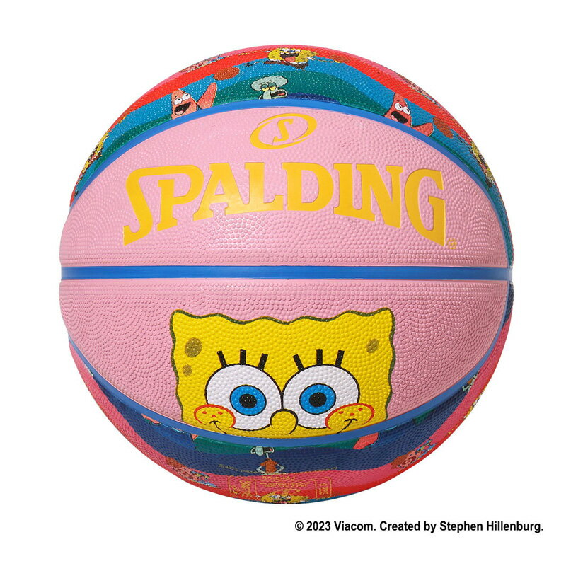 85-043J スポンジボブ キャラクター ラバー 5号球 ｜ 正規品 SPALDING スポルディ...
